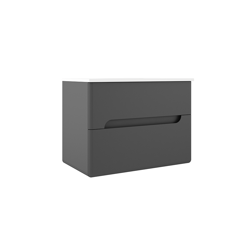 Conjunto mueble 2 cajones y lavabo ONDA de Visobath - Imagen 13