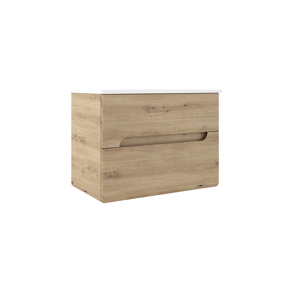 Conjunto mueble 2 cajones y lavabo ONDA de Visobath - Imagen 12