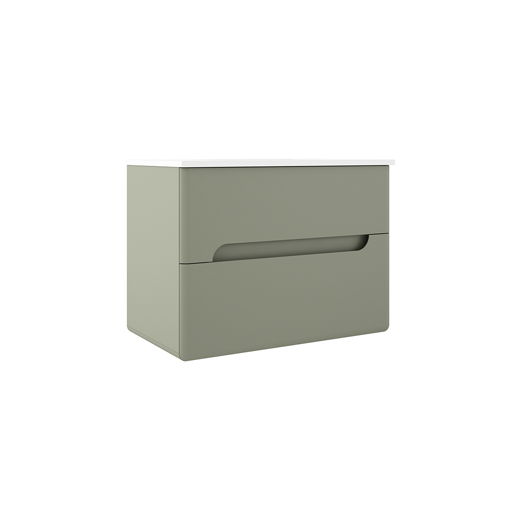 Conjunto mueble 2 cajones y lavabo ONDA de Visobath - Imagen 10