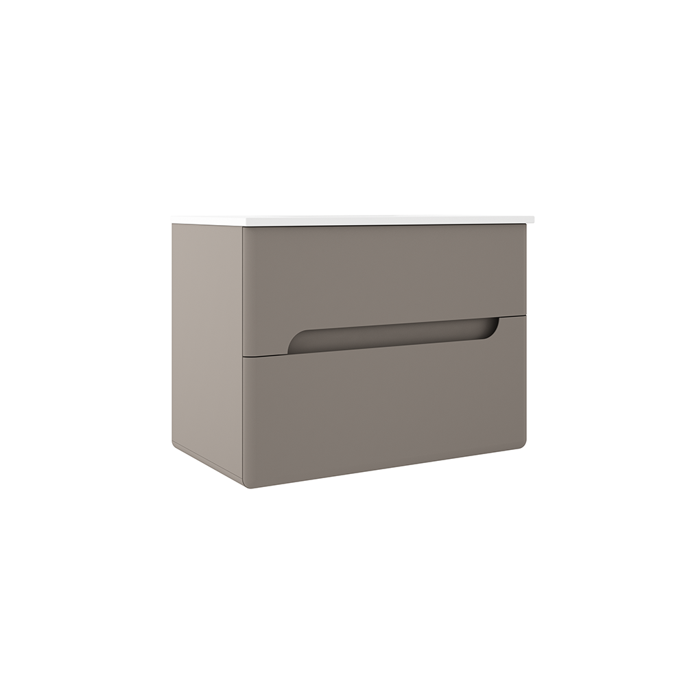 Conjunto mueble 2 cajones y lavabo ONDA de Visobath - Imagen 9