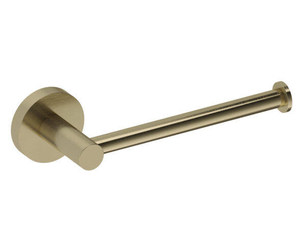 Portarrollo de papel de baño LOOP oro cepillado de Sanycces