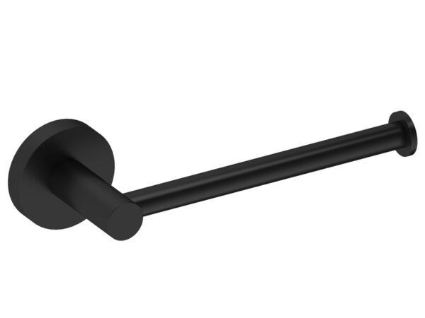 Portarrollo de papel de baño LOOP negro mate de Sanycces