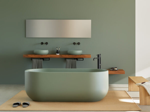 Bañera exenta acrílica ARC 160x75 cm de Sanycces