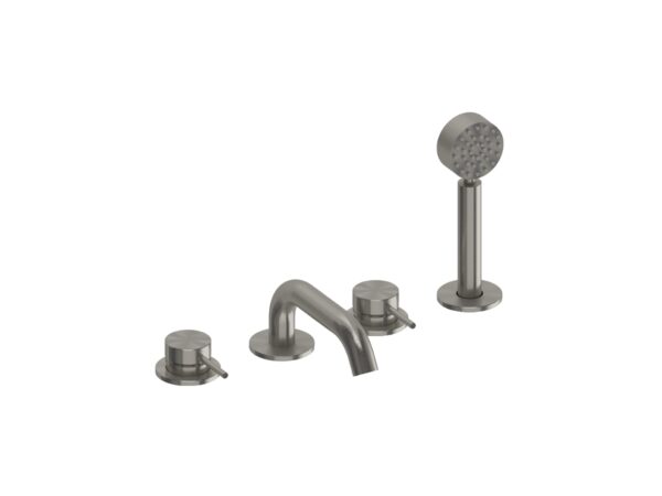 Grifo borde bañera POOL níquel cepillado de Sanycces