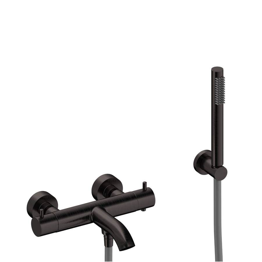 Kit termostático exterior para baño-ducha metal gun LOOP de Sanycces