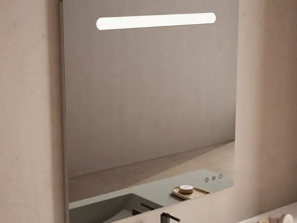 Espejo con luz Led y Bluetooth SOUL de Visobath