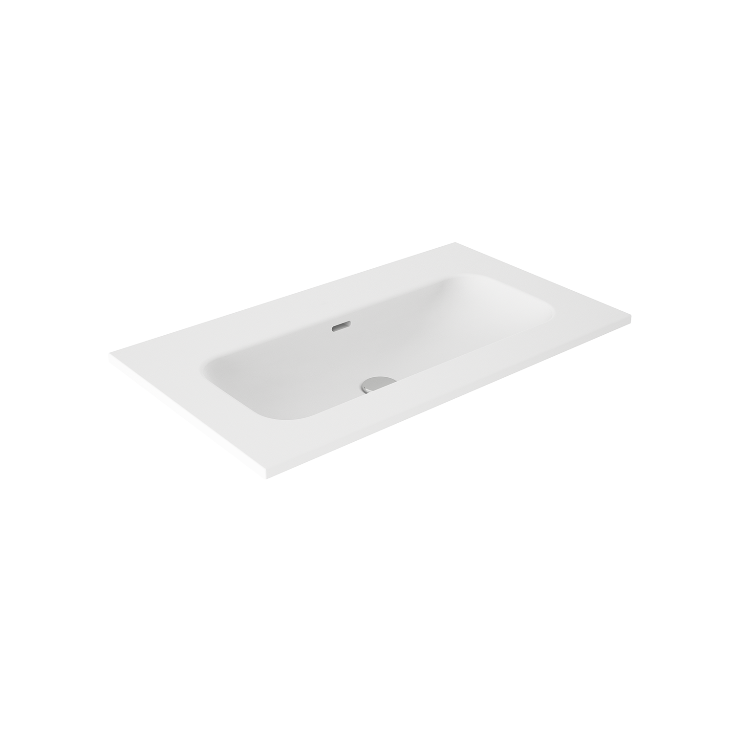 Lavabo cerámico sin orificio de grifo IDEA MATCH de Visobath - Imagen 2