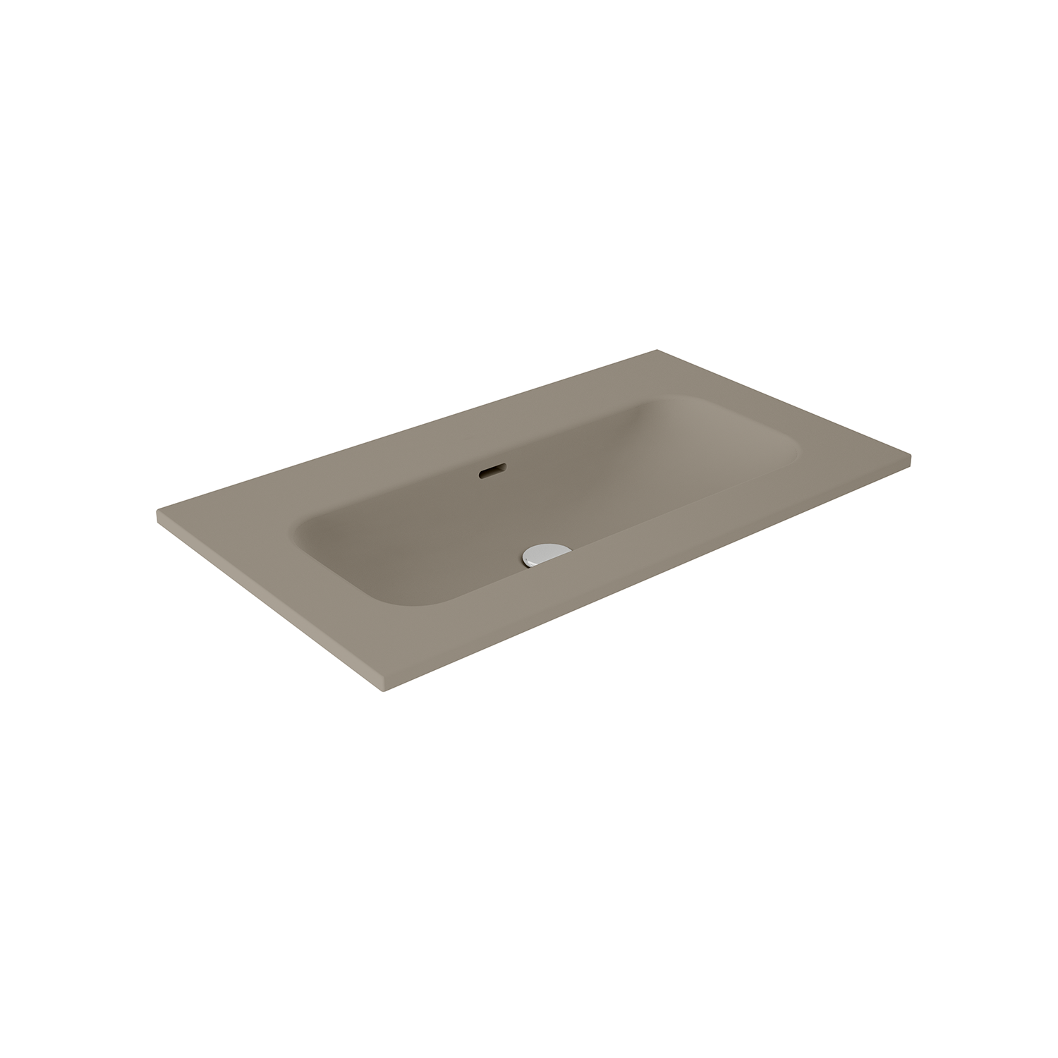 Lavabo cerámico sin orificio de grifo IDEA MATCH de Visobath - Imagen 5