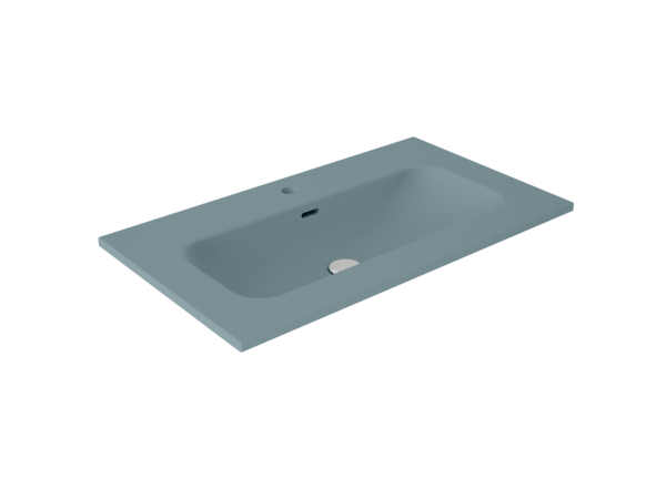 Lavabo cerámico con orificio de grifo IDEA MATCH de Visobath