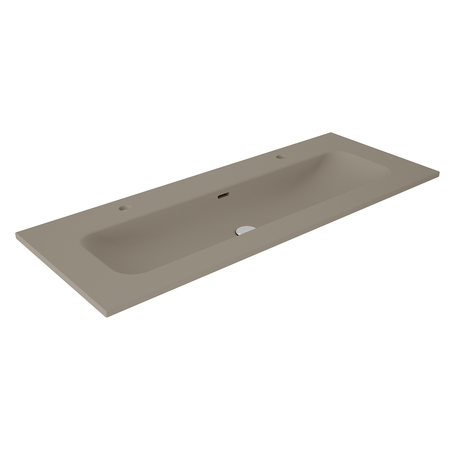 Lavabo cerámico con 2 orificios de grifos IDEA MATCH de Visobath - Imagen 5