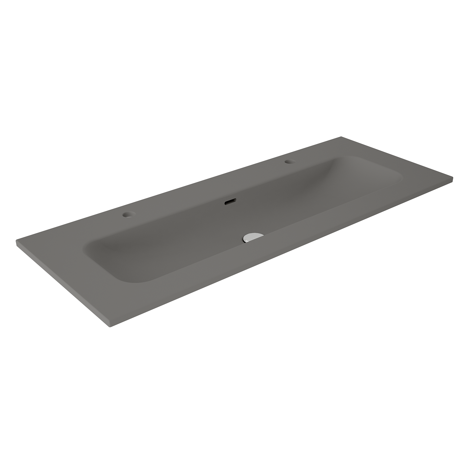 Lavabo cerámico con 2 orificios de grifos IDEA MATCH de Visobath - Imagen 6