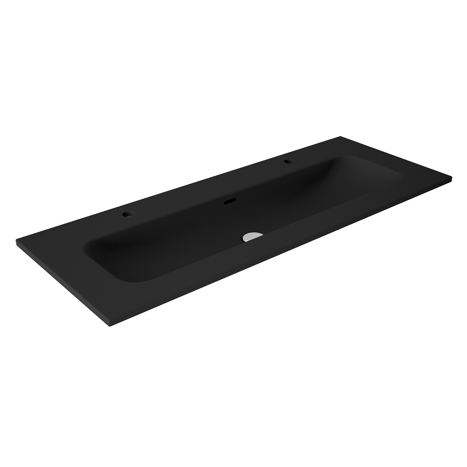 Lavabo cerámico con 2 orificios de grifos IDEA MATCH de Visobath - Imagen 10