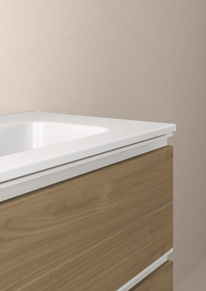 Conjunto mueble de baño 3 cajones SATORI y lavabo ENZO de Royo - Imagen 7