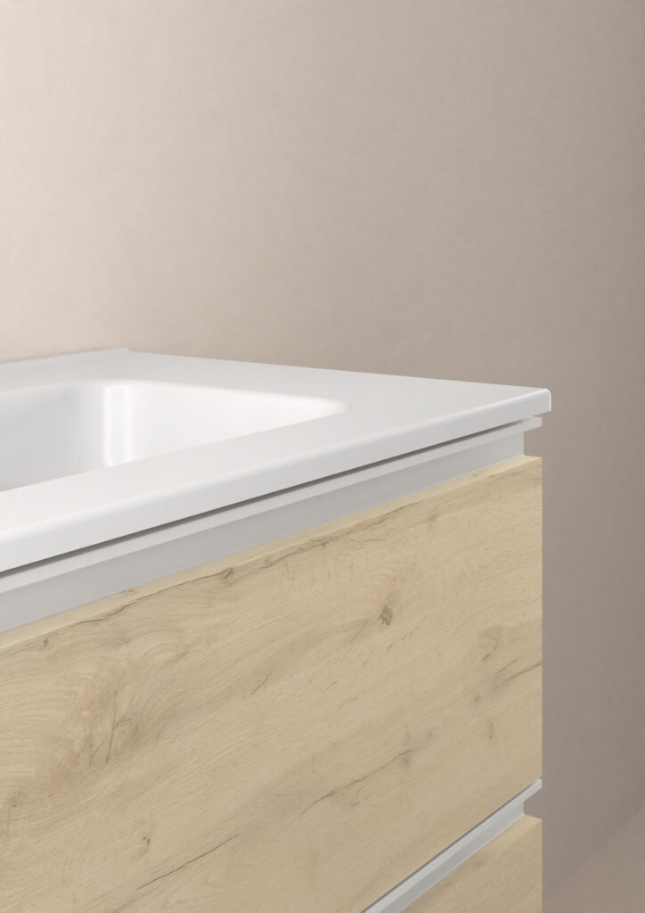 Conjunto mueble de baño 3 cajones SATORI y lavabo ENZO de Royo - Imagen 10