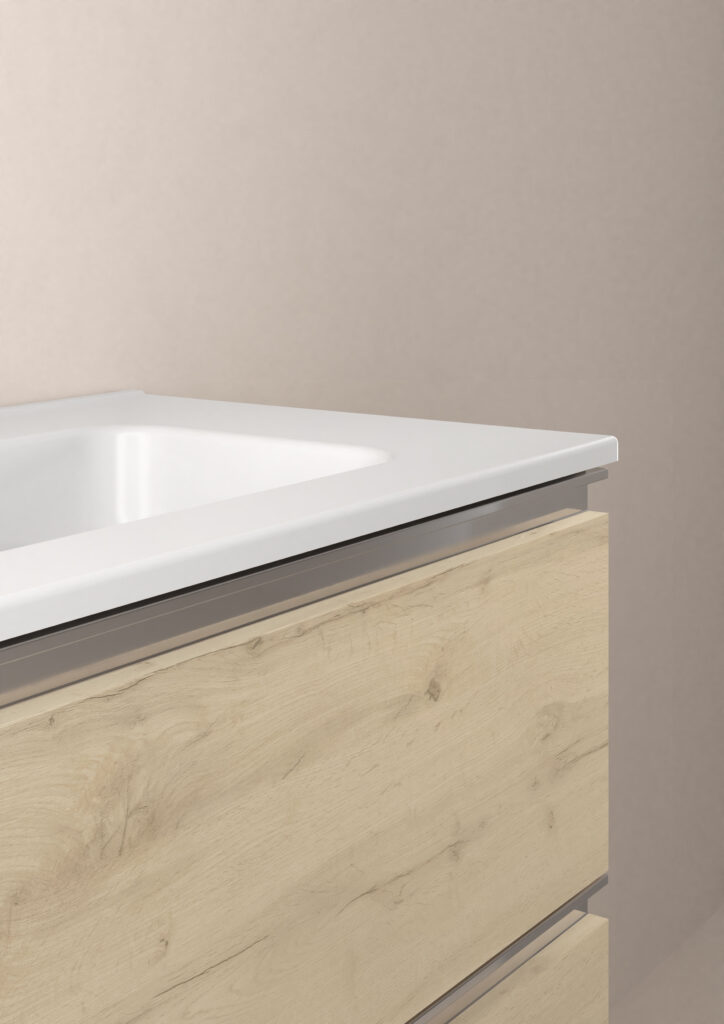 Conjunto mueble de baño 3 cajones SATORI y lavabo ENZO de Royo - Imagen 11
