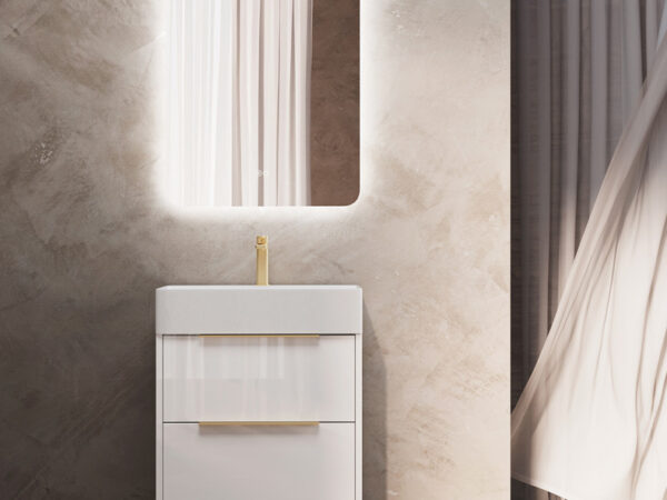 Conjunto mueble de baño fondo reducido BAMBI de Coycama